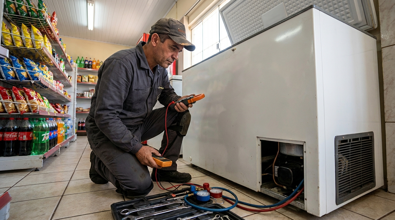 Conserto de placa eletrônica de freezer em Brasília‑DF